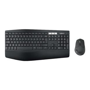 logitech MK850无线蓝牙键盘鼠标套装人体工学适用跨屏三设备切换