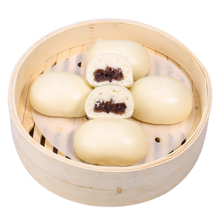 金城团购豆沙包玫瑰红豆包佛山广式点心港式面包甜点蒸包早餐早点