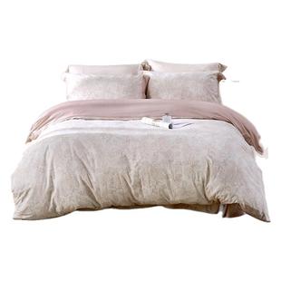 远梦加厚磨毛纯棉四件套冬季亲肤保暖印花床单全棉被套菓尔商场款