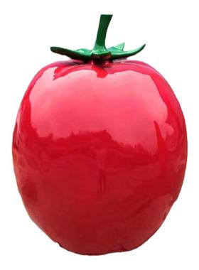 农场蔬果玻璃钢仿真大水果西红柿形象卡通人物摆件橙子胡萝卜雕塑