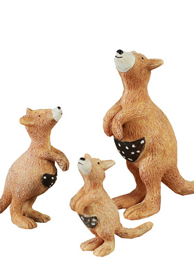 创意桌面小动物森林房子装饰温馨