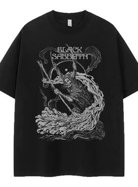 BlackSabbath乐队摇滚短袖T恤
