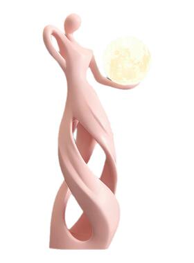 高级感小众人物夜灯摆件