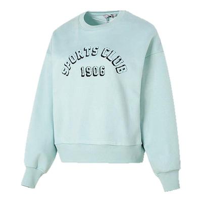 NB女款休闲百搭字母印花圆领卫衣