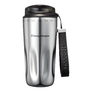 可宾尼咖啡杯陶瓷一体内胆保温杯轻奢风高颜值车载便携水杯可刻字