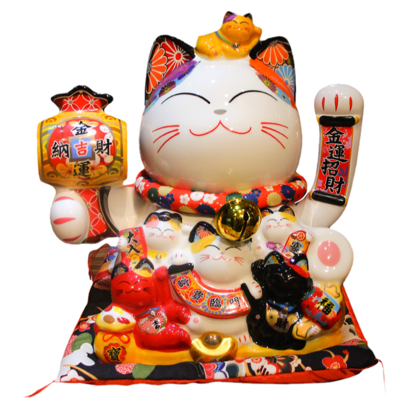 招财猫摆件生意兴隆开业礼品乔迁