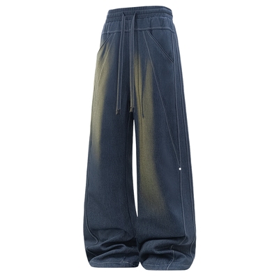 90鸭绒休闲直筒羽绒裤