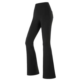 骆驼微喇叭鲨鱼裤女款秋季新款加绒保暖针织长裤休闲外穿阔腿裤子