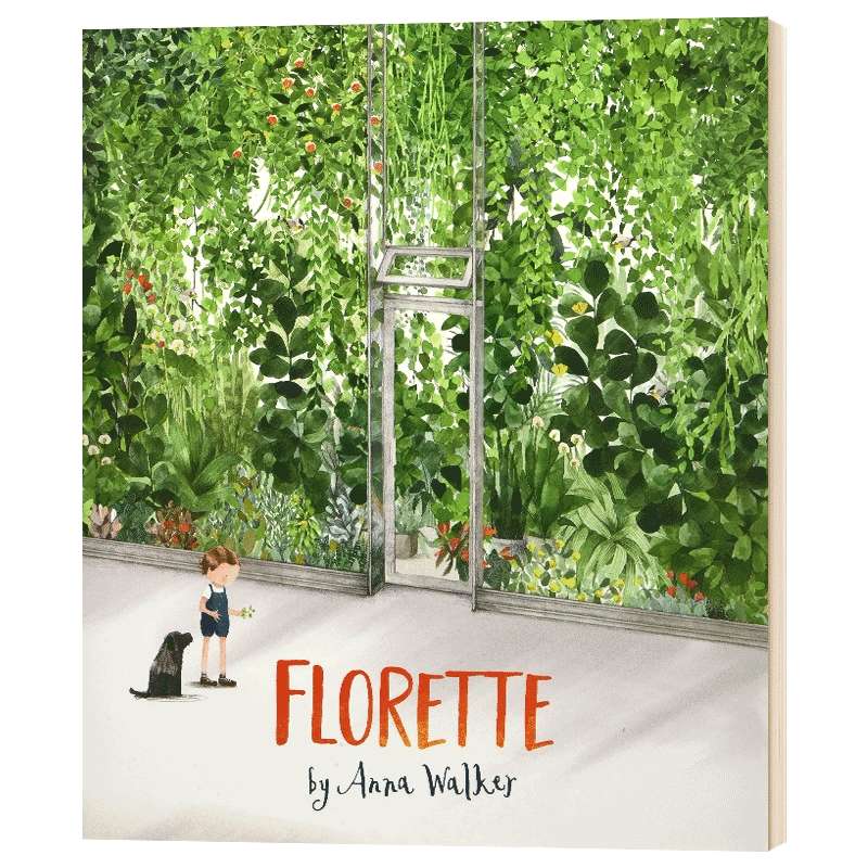 华研原版 弗洛雷特 英文原版绘本 Florette by Anna Walker 精装 儿童童书植物花卉 英文版进口原版英语书籍