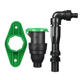 园林绿化快速取水器户外取水阀草坪浇水地插水管地接头6分1寸杆