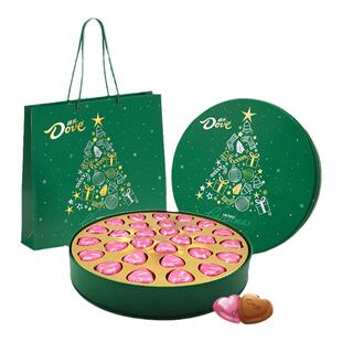 德芙心语牛奶巧克力圣诞狂想曲圆礼盒圣诞元旦新年春节年货节送礼