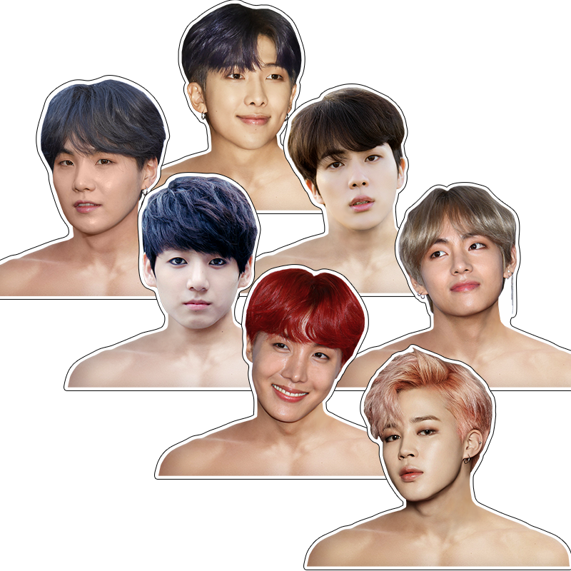 金泰亨V闵玧其Jungkook朴智旻应援防弹少年团BTS7V明星周边衣架