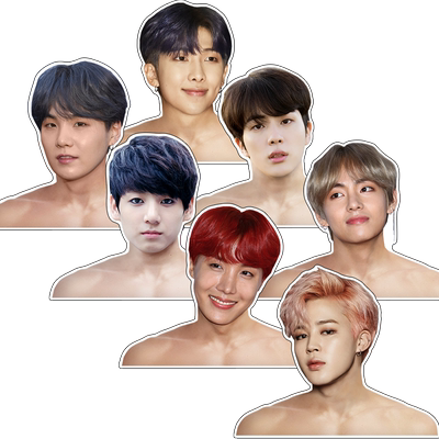 环保ABS板防弹少年团人形衣架