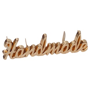 手工包标签handmade金属标牌标牌铭牌五金箱包配件帽子编制包标牌