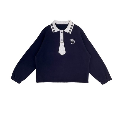 女童加绒卫衣秋冬2025新款