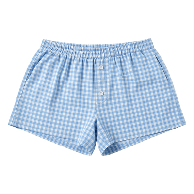 Casual loose mid waist shorts for women 纯色休闲宽松中腰短裤