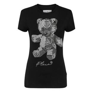 PHILIPP PLEIN 女士泰迪熊短袖圆领T恤
