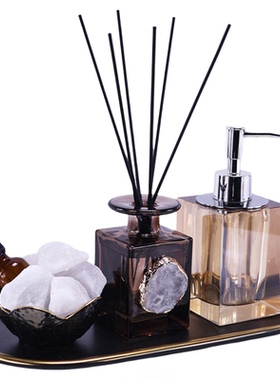 厕所装饰品摆件香薰托盘洗手液瓶
