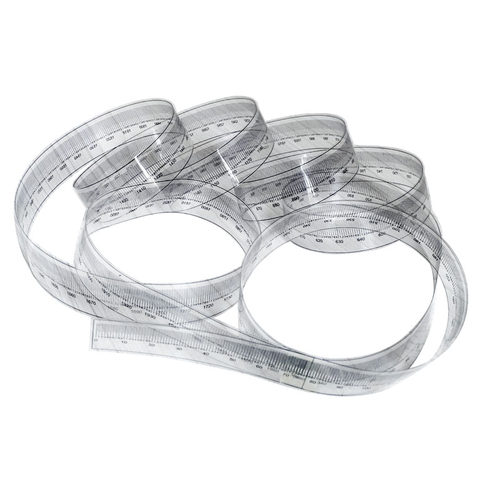 高精度进口PET材质激光输出菲林尺工业测量标准刻度尺标准对照尺