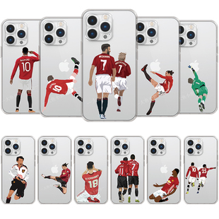 小贝手机壳伊布B费德赫亚鲁尼C罗拉什福德桑乔吉格斯斯科尔斯坎通纳基恩埃里克森卡塞米罗适用iphone1654pro