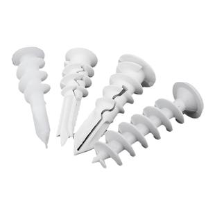 尼龙石膏板专用膨胀螺栓塑料管膨胀螺丝螺旋拧入式锚栓胀管自攻钉