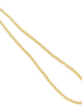 施家同款金色贝珠项链