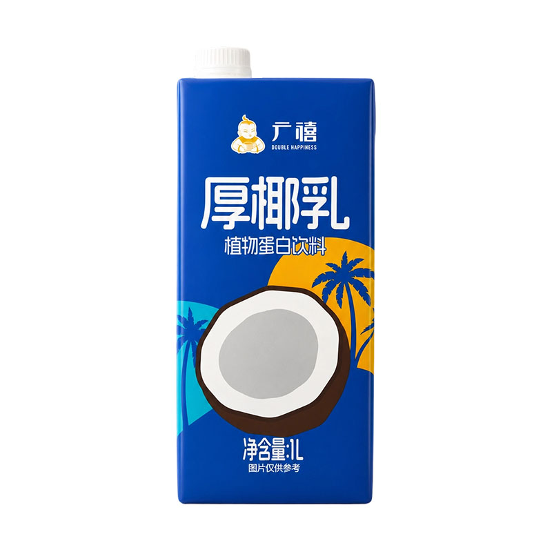 广禧厚椰乳1L*12盒整箱