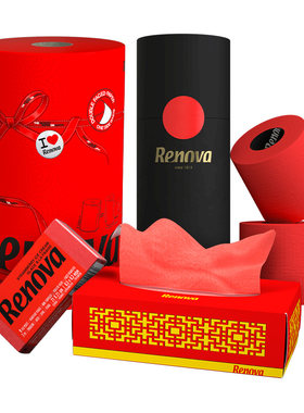 Renova葡萄牙红色卷纸喜庆仪式感