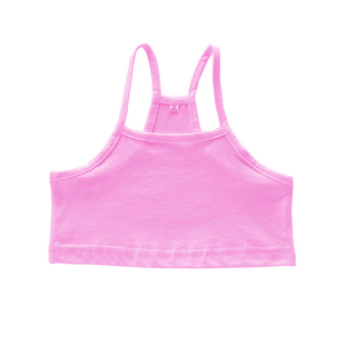 内搭全棉春夏儿童瑜伽背心女童跑步健身舞蹈小吊带白黑粉红四色