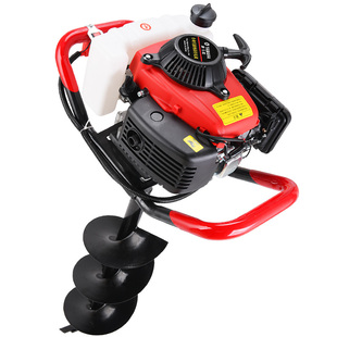 雅马哈进口地钻挖坑机单人小型钻孔机果园施肥种树栽树汽油打洞机