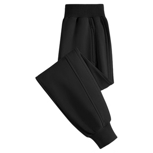 真维斯童装男童加绒裤子女童秋冬款加厚运动裤儿童冬季羊羔绒长裤