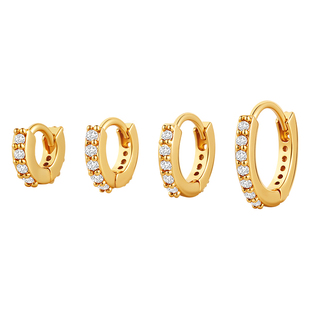 养耳洞迷你耳钉小耳圈女耳环耳骨钉耳骨环高位耳垂钉耳扣耳饰