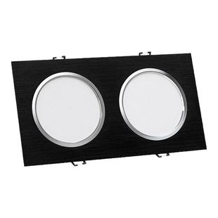 加厚双头全铝筒灯嵌入式led长方形筒灯客厅吊顶格栅灯斗胆灯洞灯