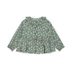 新款江南布衣童装长袖衬衫A型荷叶领25秋女童jnbybyjnby1P7211860