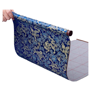 毛笔水写布练字专用加厚字帖小学生成人高级仿宣万次空白毛笔字水写纸书法练习锦缎速干布初学者米字格书法布