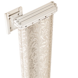 吸盘折叠洗澡浴帘浴室卫生间免打孔干湿分离窗帘隐形防水淋浴隔断