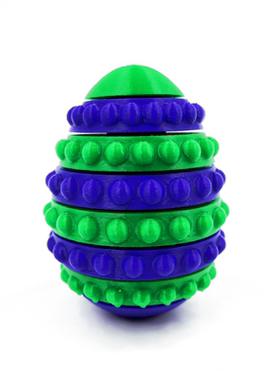 3D打印按摩神器创意按摩蛋模型解压放松手掌穴位一物多用家居摆件