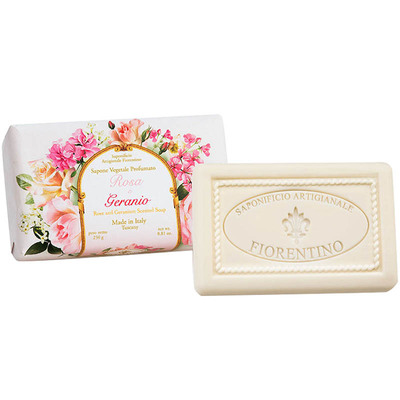 意大利菲罗迪诺玫瑰天竺葵沐浴皂
