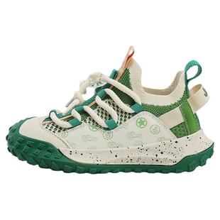 jeep袜子鞋男童鞋子夏季网面透气儿童运动网鞋薄款防臭女童一脚蹬