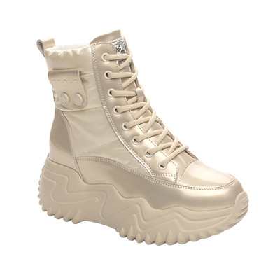 冬天显瘦小个子增高时尚雪地靴女