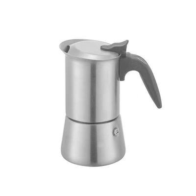 良鼠双阀摩卡壶304不锈钢意式家用咖啡壶加热美式浓缩煮咖啡机