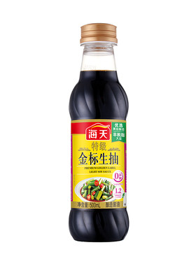 海天特级金标生抽500mL