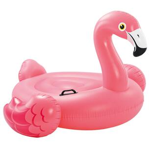 INTEX火烈鸟游泳圈充气坐骑独角兽成人儿童浮床水上泳池漂浮玩具
