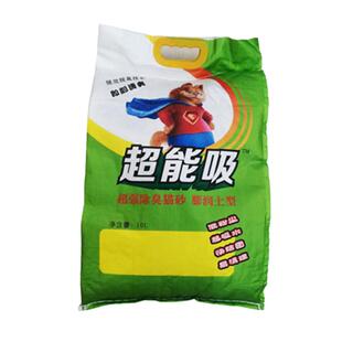 喵不二 超能吸猫砂包邮10L猫砂猫沙膨润土除臭抗菌猫砂只售福建