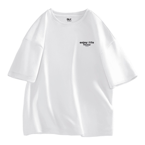 秒29/件！拍2件班尼路印花短袖情侣款