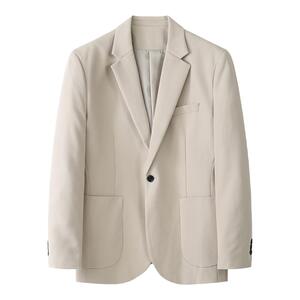 瑞莱夫男士平驳领修身西装套装