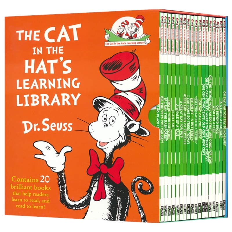 The Cat In The Hat's Learning Library 戴帽子的猫科普图书馆20册 Dr. Seuss 苏斯博士系列 英语韵文 英文原版进口儿童绘本