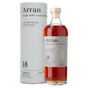 Arran 艾伦18年700ML 苏格兰单一麦芽威士忌海外原瓶进口洋酒阿蓝