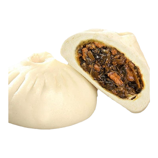 东园梅干菜烧肉包儿童营养早餐冷冻半成品扬州特产早点速冻包子