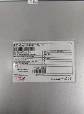 【议价-可维修】 件ACS UDMPM200501N0N1S 控制器 /均有货